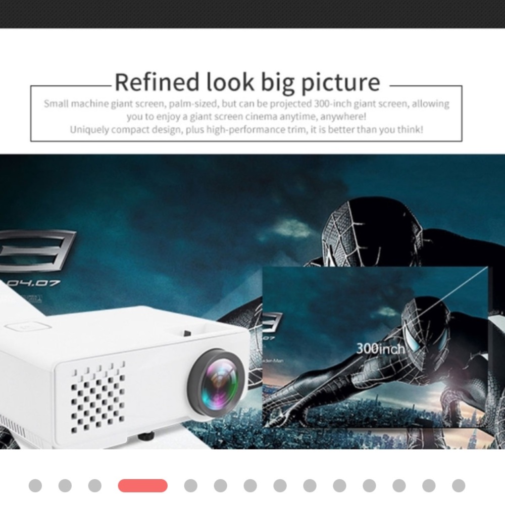 DBPower mini projector - Picture 7 of 11